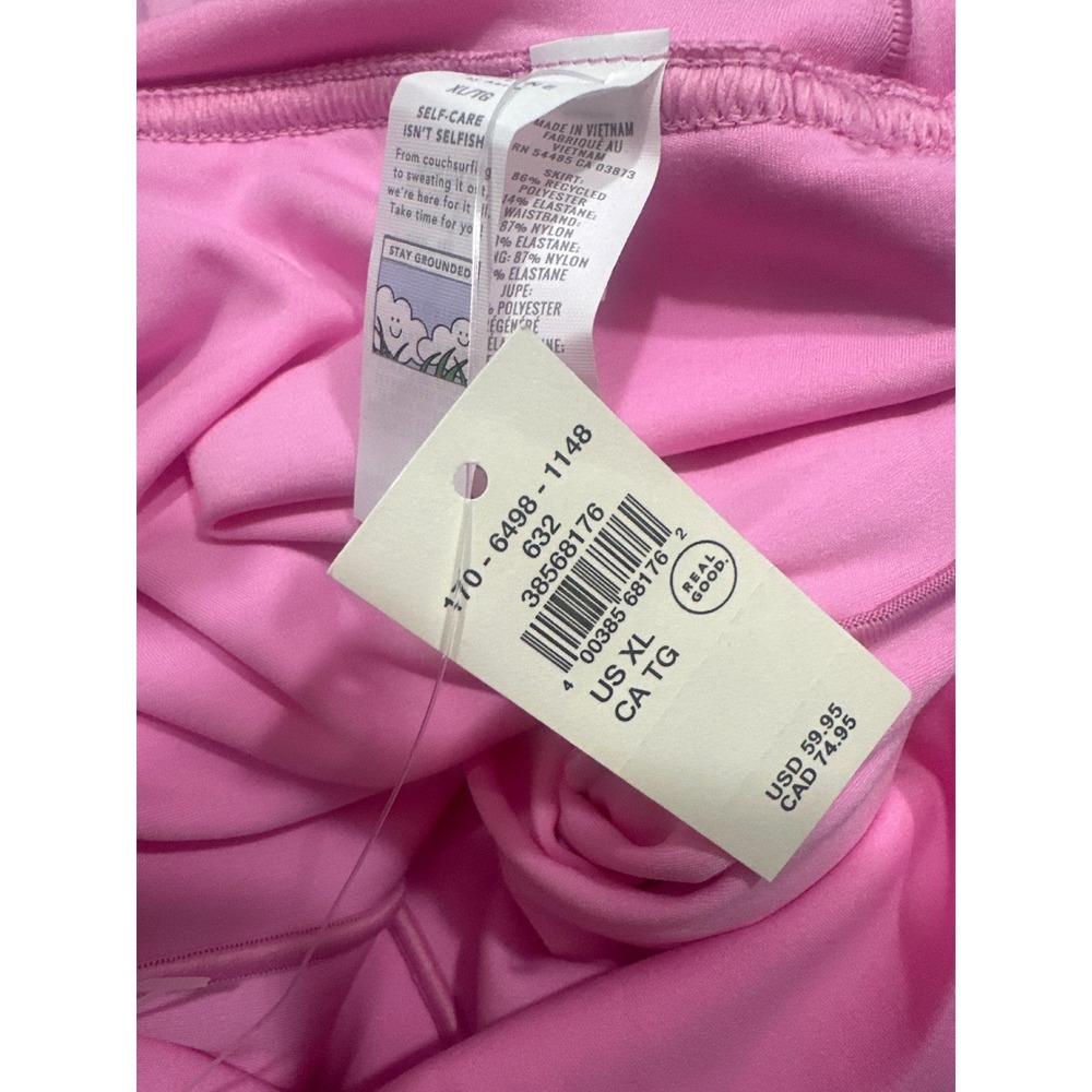 Aerie OFFLINE Pleated Tennis Skirt Pink Athletic Skort XL 170-6498-1148 - Picture 8 of 9